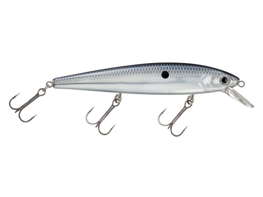 KVD Jerkbaits – 4″ Length, 3-8 o z, #4 Hook Size, Chrome-Blue Back, Package of 1