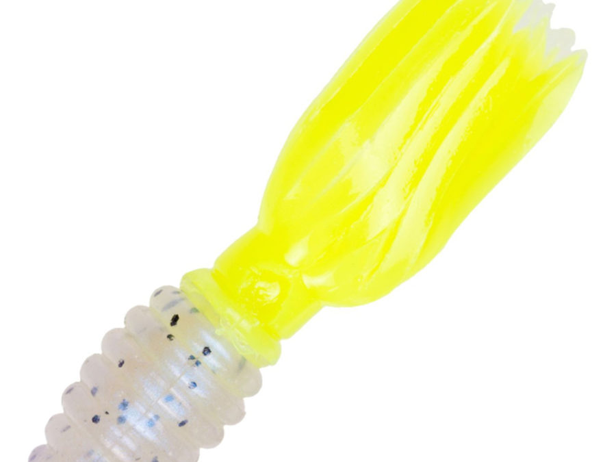 Mr. Crappie Thunder Soft Baits – Freshwater, 1 3-4″, Mokey Shine, Package of 15