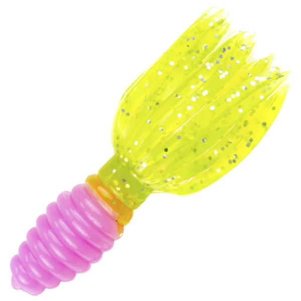 Mr. Crappie Thunder Soft Baits – Freshwater, 1 3-4″, Electric Chicken, Package of 15