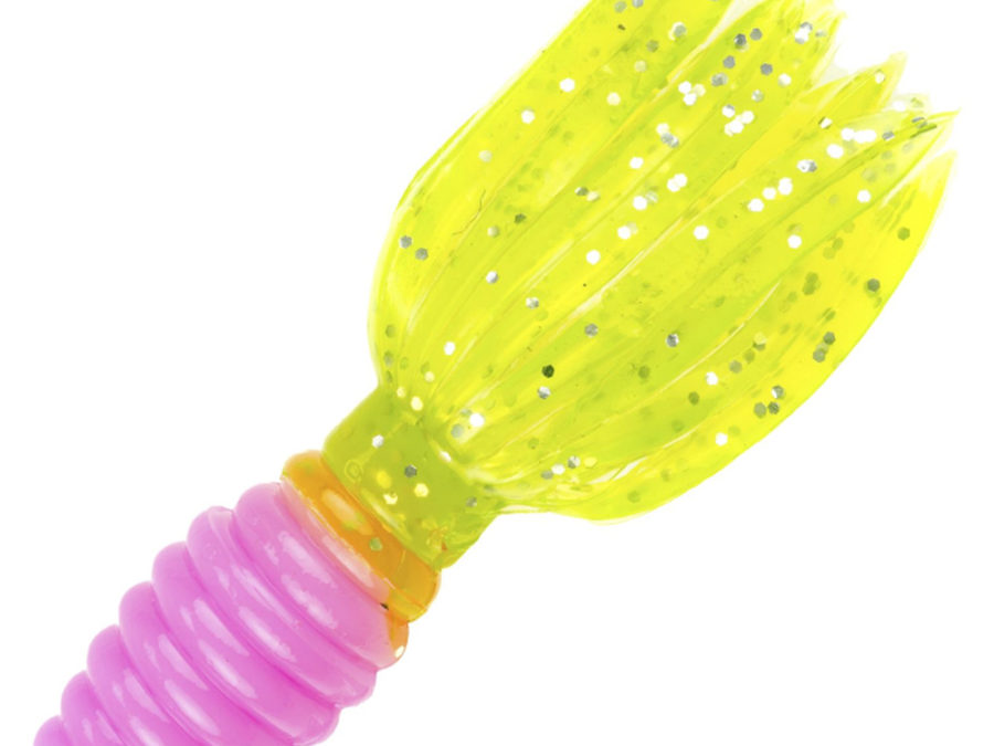 Mr. Crappie Thunder Soft Baits – Freshwater, 1 3-4″, Electric Chicken, Package of 15