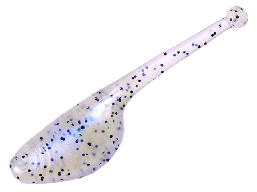 Mr. Crappie ShadPole Lure – Freshwater, 2″ Length, Glimmer Blue, Package of 15