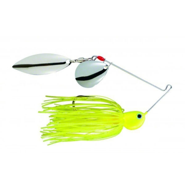 Potbelly Spinner Bait Colorado Willow – 3-8 oz, Chartreuse , Package of 1