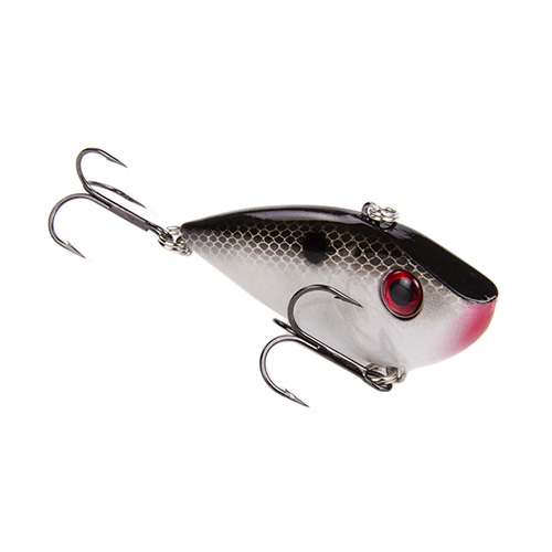 Red Eyed Shad 1-2 oz Hard Lipless Crankbait Lure – 3 1-4″ Length. 8′ Depth, Two Number 6 Treble Hooks, Gizzard Shad, Per 1