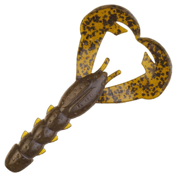 Rage Tail Soft Rage Baby Craw Lure – 3″ Body Length, Green Pumpkin, Package of 9