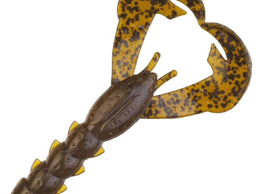 Rage Tail Soft Rage Baby Craw Lure – 3″ Body Length, Green Pumpkin, Package of 9