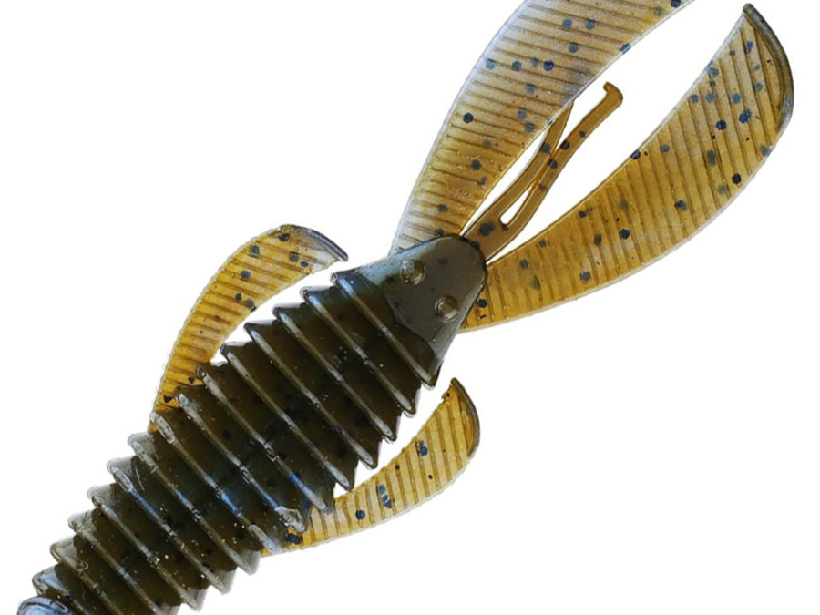 Rage Bug Lure – 4″ Body Length, Blue Craw, Package of 7