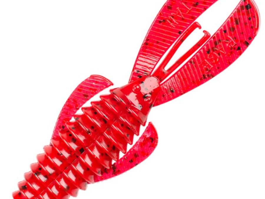Rage Bug Lure – 4″ Body Length, Delta Red, Package of 7