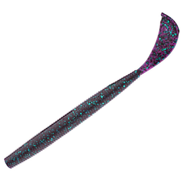 Rage Tail Cut-R Worm – 6″ Body Length, June Bug, Package of 7