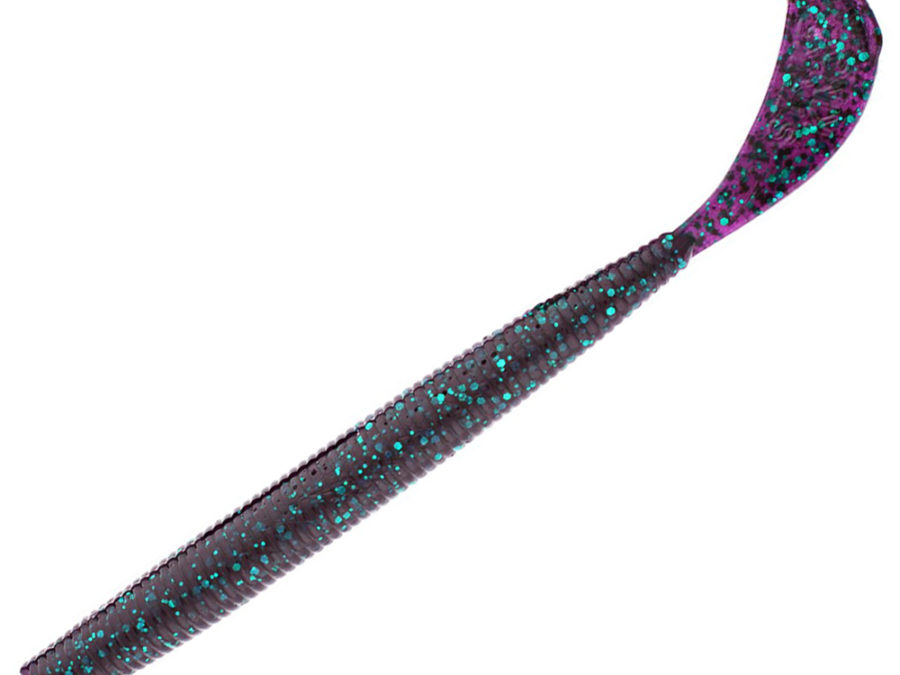 Rage Tail Cut-R Worm – 6″ Body Length, June Bug, Package of 7