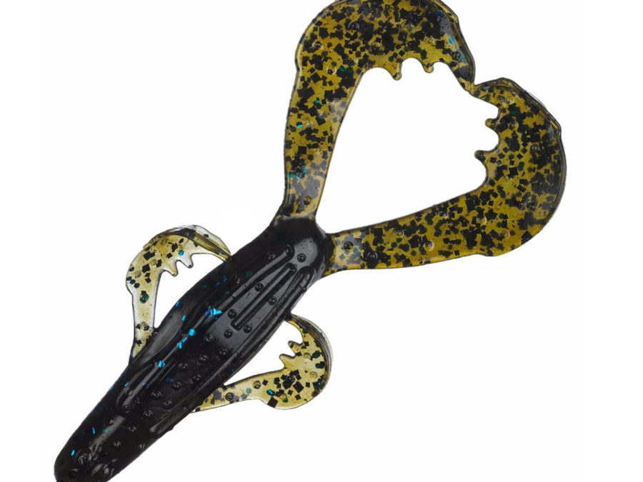 Rage Space Monkey Soft Lure – 4″ Body Length, Okeechobee Craw, Per 6