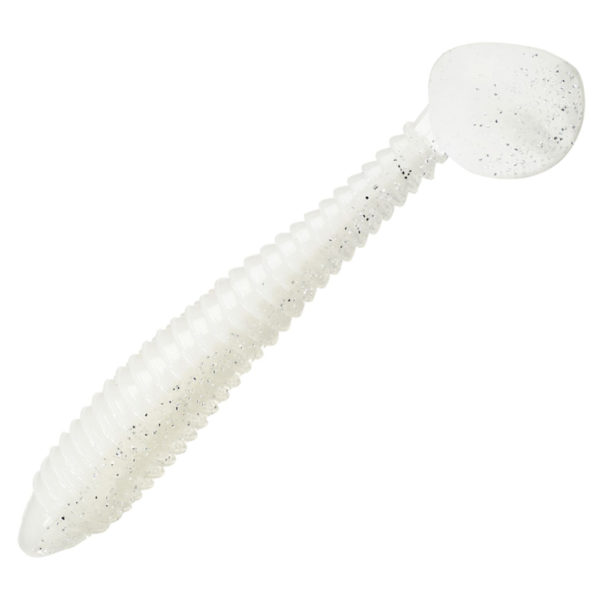 Rage Swimmer Soft Lure - 3 3-4" Body Length, Pearl Flash, Package of 7 Rage Swimmer Soft Lure – 3 3-4″ Body Length, Pearl Flash, Package of 7