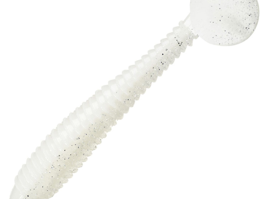 Rage Swimmer Soft Lure – 3 3-4″ Body Length, Pearl Flash, Package of 7