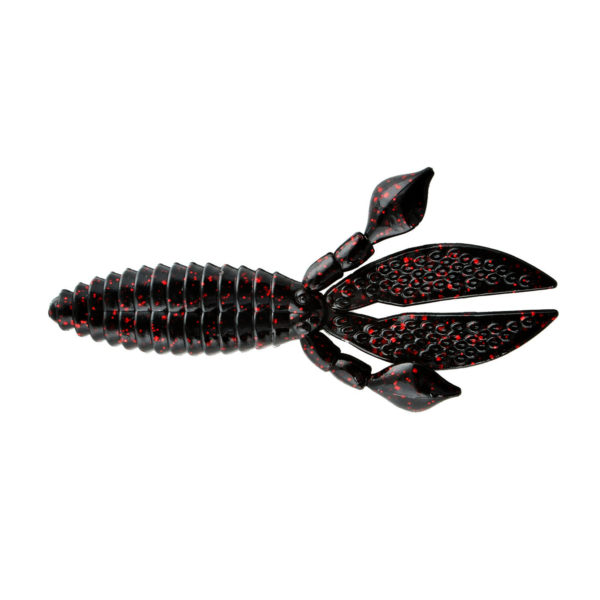 KVD Rodent Soft Bait Lure – 4″ Body Length, Black Neon, Per 6