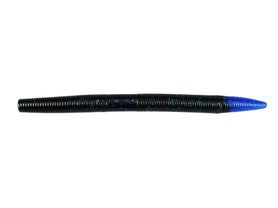 Shim-E-Stick Soft Bait Lure – 5″ Body Length, Blue with Blue Tip, Per 8