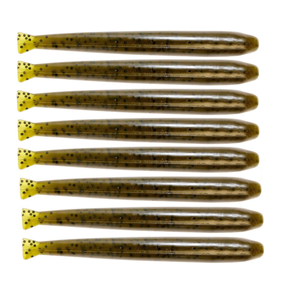 TRD MINNOWZ 3.5″ GREEN PUMPKIN 8 PK