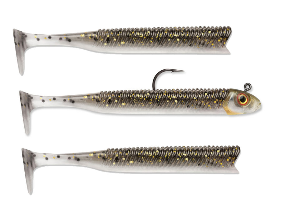 360GT Searchbait Swimmer Lure – 4 1-2″ Length, 1-4 oz, Volunteer, Package of 1 Rigged and 2 Extra Bodies