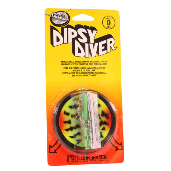 Dipsy Diver Lure – Freshwater, Size 000,  3 1-4″, 35′ Depth, Batman-Silver Bottom, Per 1