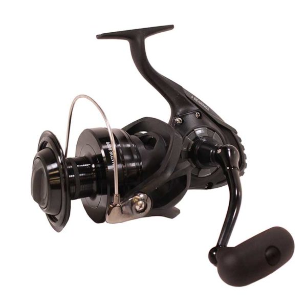 Eliminator  Spinning Reel – 8000, 5.3:1 Gear Ratio, 6 Bearings, 53.30″ Retrieve Rate, Ambidextrous