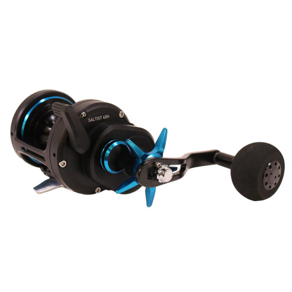Saltist Star Drag Casting Reel – Size 40, 6.4:1 Gear Ratio, 5 Bearings, 47.10″ Retrieve Rate, Right Hand