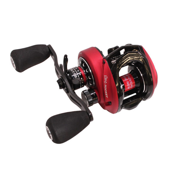 Revo Rocket Low Profile Casting Reel – 10.1:1 Gear Ratio, 11 Bearings, 41″ Retrieve Rate, Left Hand