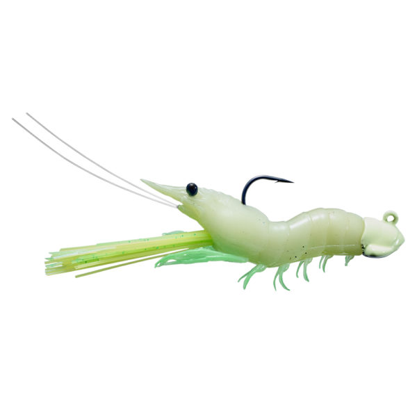 Shrmp,2 3-4″,3-8oz,SPJig,SS,Glow,1-0
