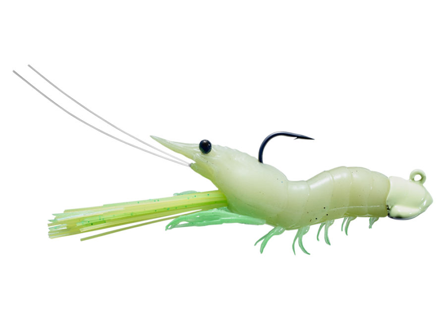 Shrmp,2 3-4″,3-8oz,SPJig,SS,Glow,1-0