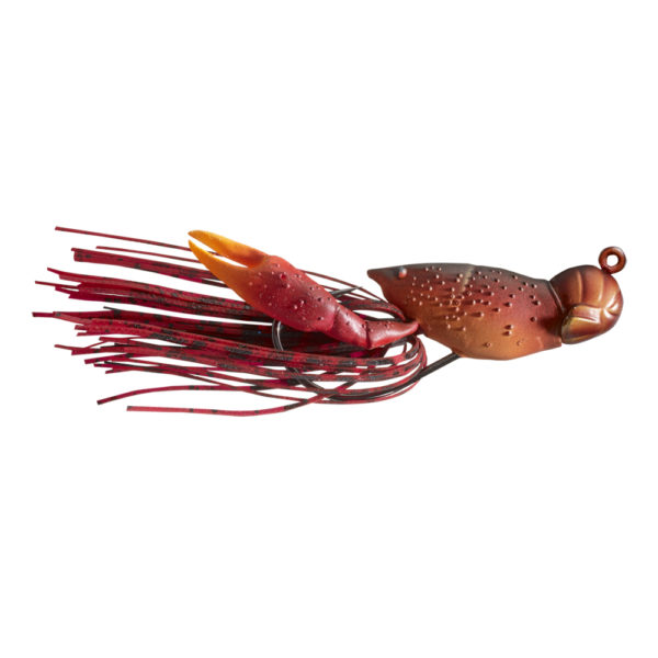 CrwFsh,1 3-4",5-8oz,HB Jig,FS,Red,3-0 CrwFsh,1 3-4″,5-8oz,HB Jig,FS,Red,3-0