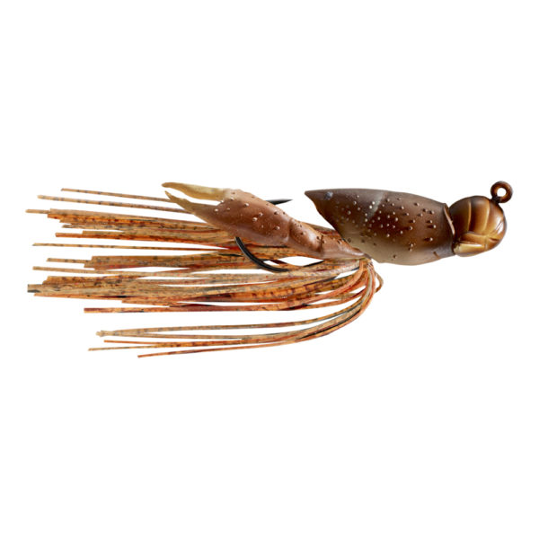 CrwFsh,2″,3-4oz,HB Jig,FS,Nat.-Brwn,4-0