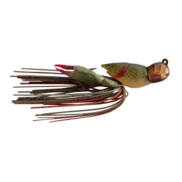 CrwFsh,1 3-4″,5-8oz,HB Jig,FS,Brwn-Red,3