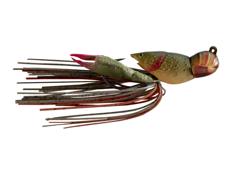 CrwFsh,1 3-4″,5-8oz,HB Jig,FS,Brwn-Red,3
