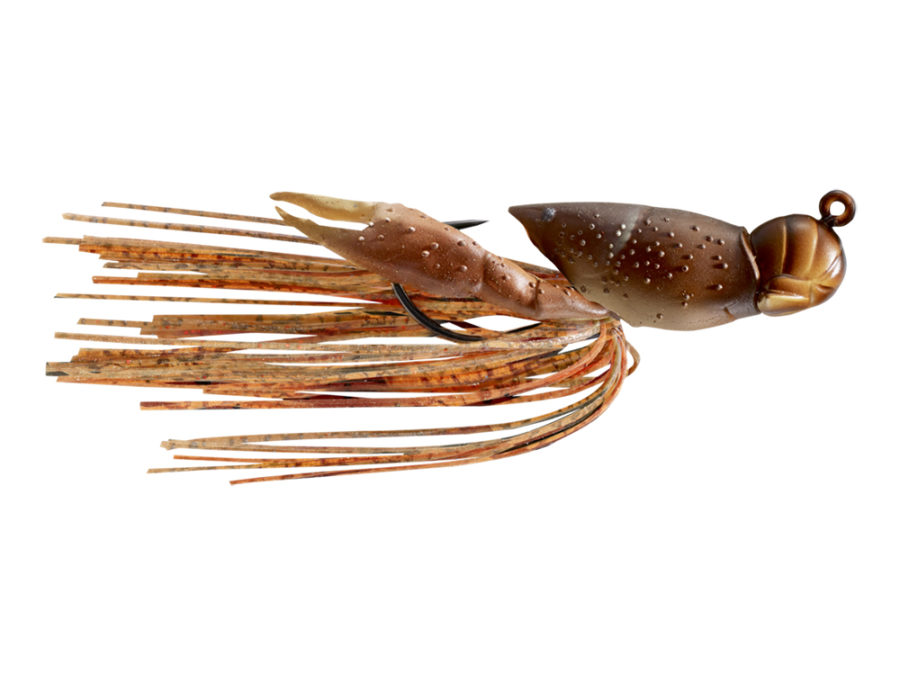 CrwFsh,1 3-4″,5-8oz,HB Jig,FS,Nat.-Brwn,3